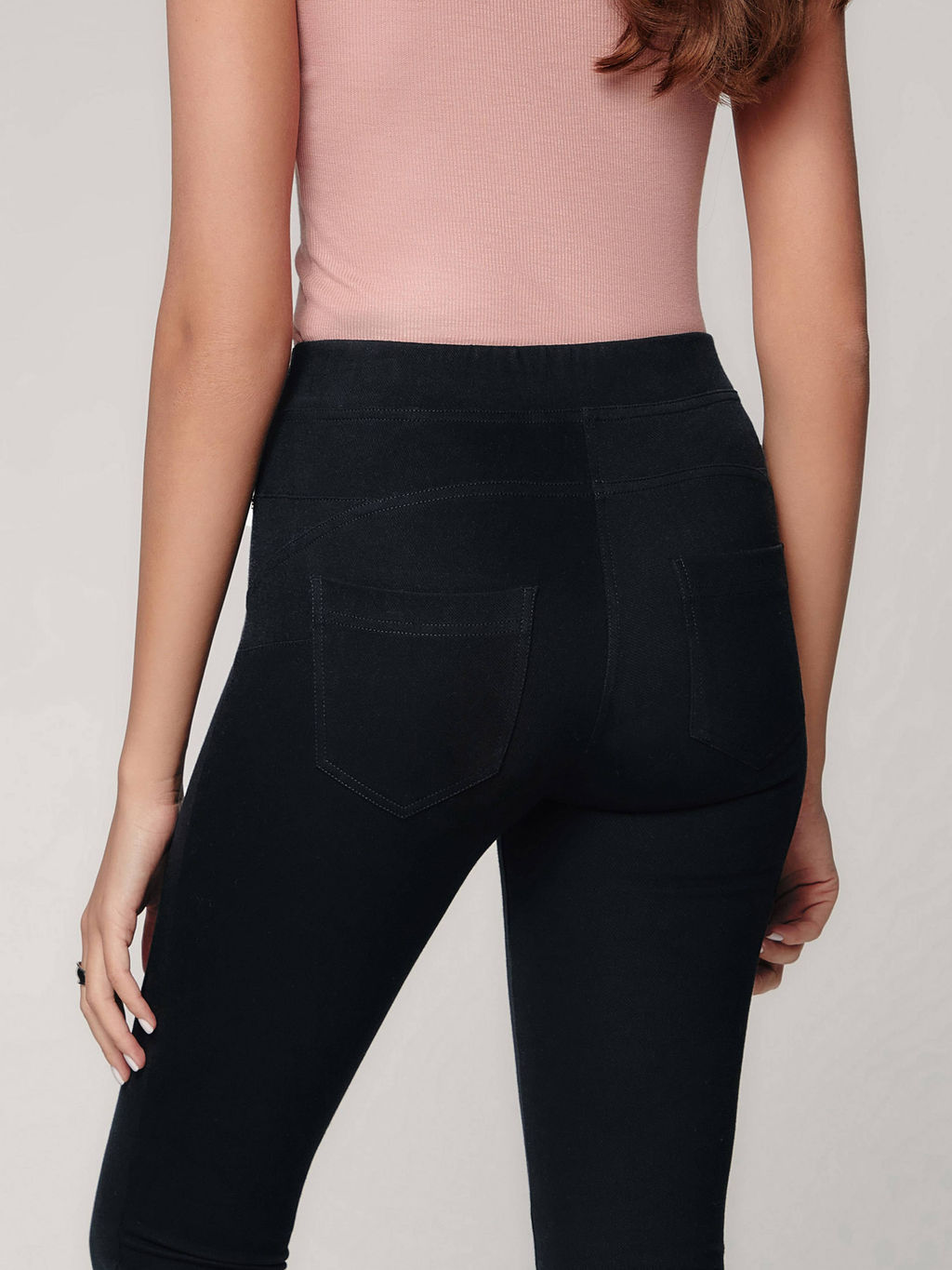 CONTE Моделирующие push-up джеггинсы IN COSMO NEW с высокой посадкой black - Conte elegant фото 5