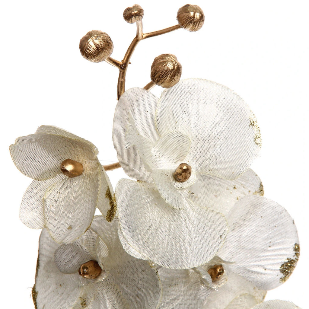 Искусственные цветы "FLOWERS GLAMOUR" 72см Орхидея белая