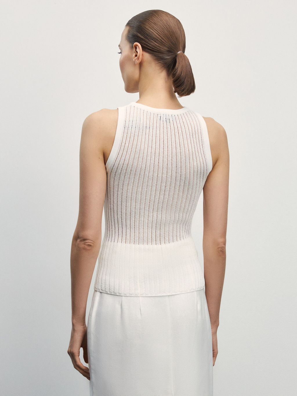 Топ ажурной вязки / Zarina  фото 5