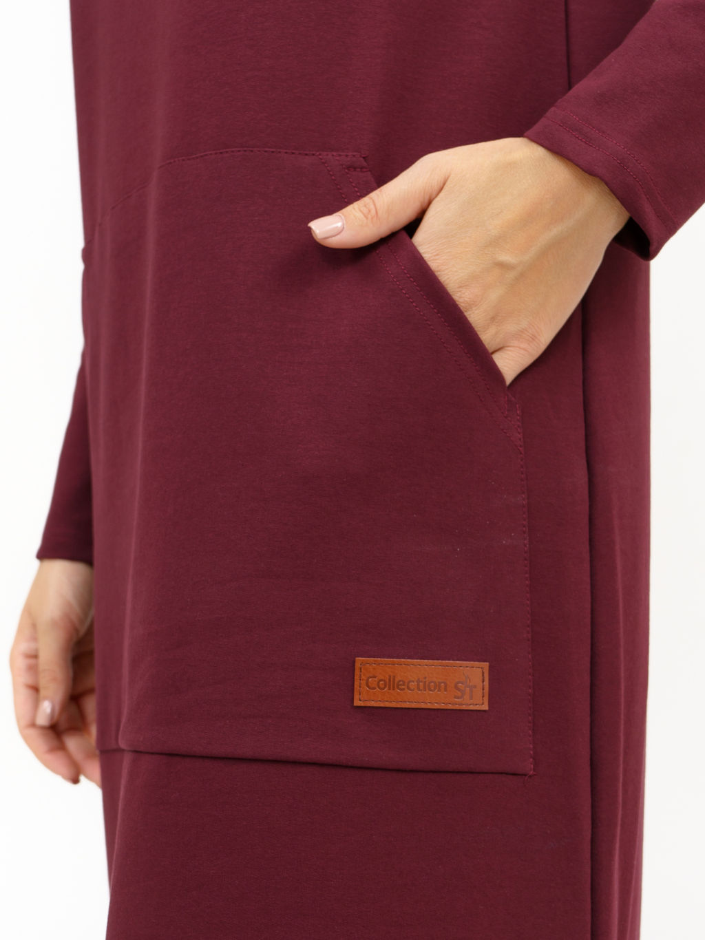 865 Платье из футера с лайкрой - Svetekst фото 26