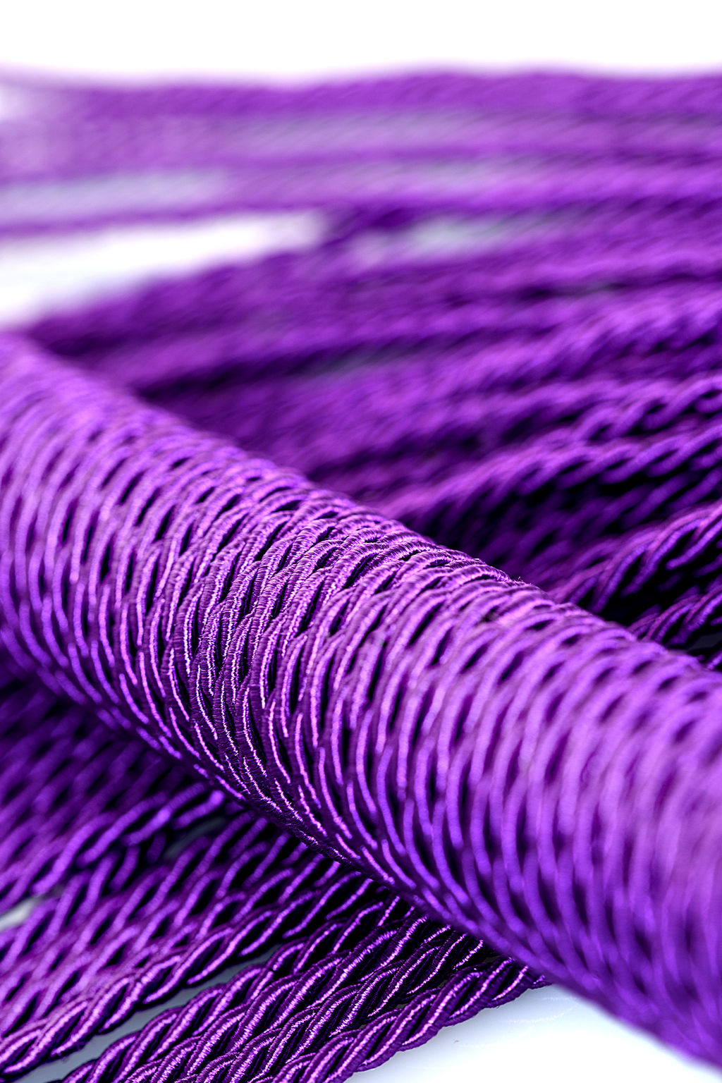 Флоггер из веревки TOYFA Theatre, текстиль, фиолетовый, 48,5 см