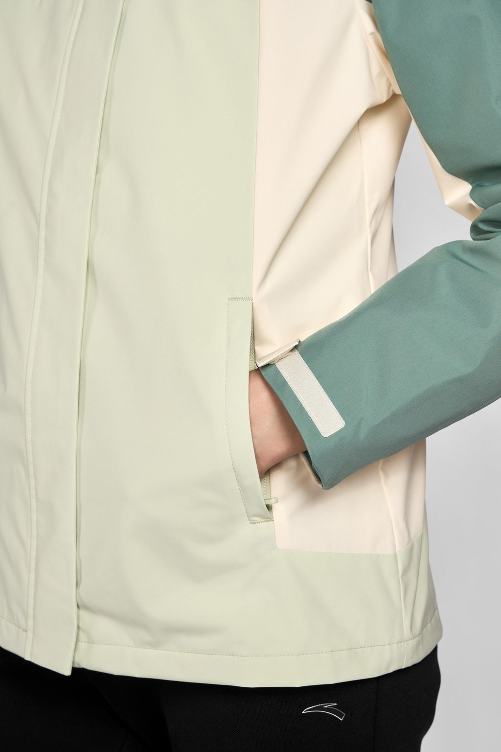 Ветровка Зеленый/Зеленый/Белый