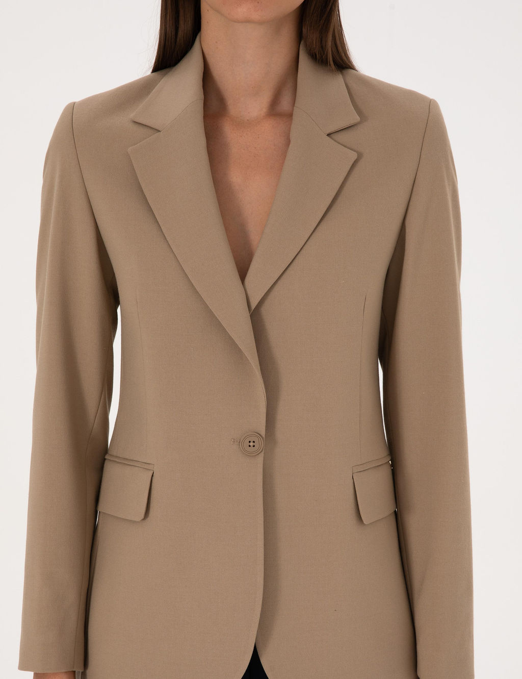 Bej Slim Fit Ceket - Pierre cardin фото 7
