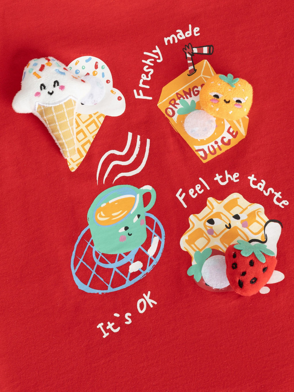 ACOOLA / Футболка детская для девочек Klarita1 красный  фото 6