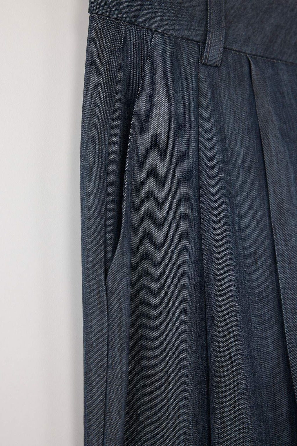 Indigo Pilili Wide Leg/Genis Paca Pantolon TWOSS25PL00127 - Trendyolmilla фото 4
