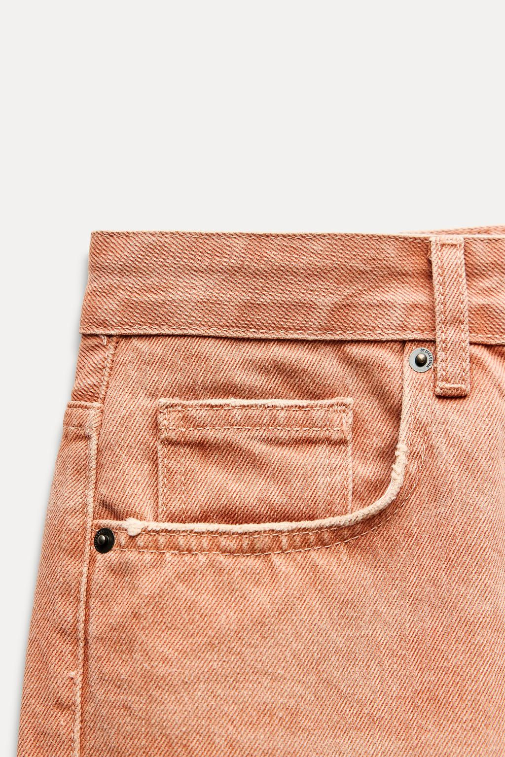 ZW COLLECTION STRAIGHT-LEG MID-RISE JEANS - Zara фото 10