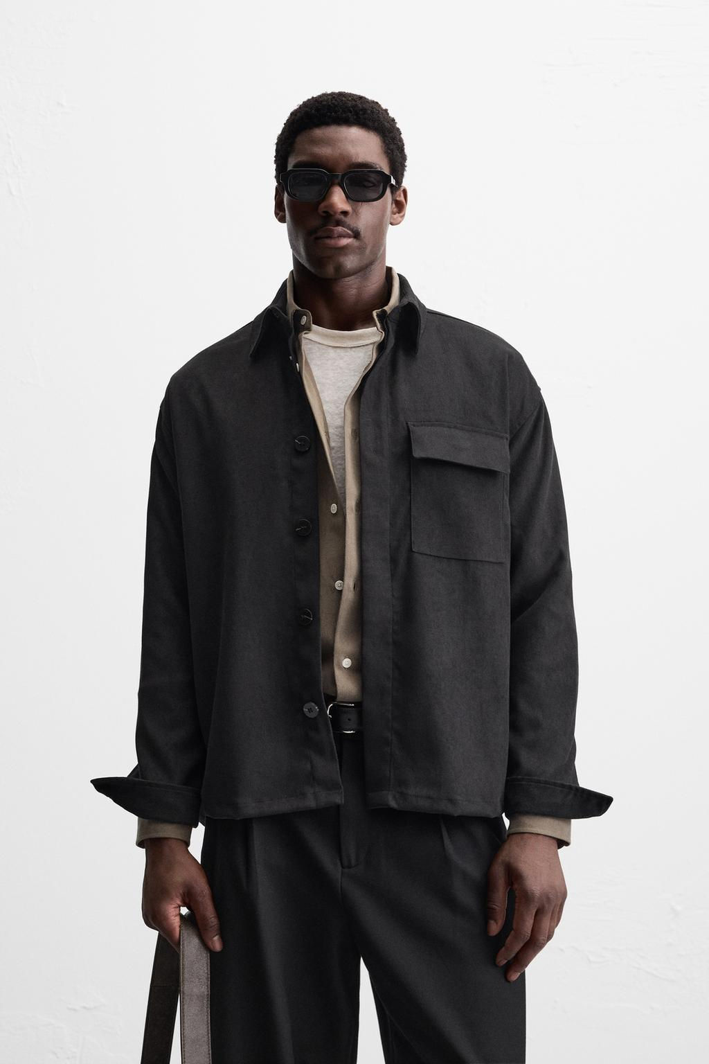 OVERSHIRT WITH POCKETS - Zara фото 2