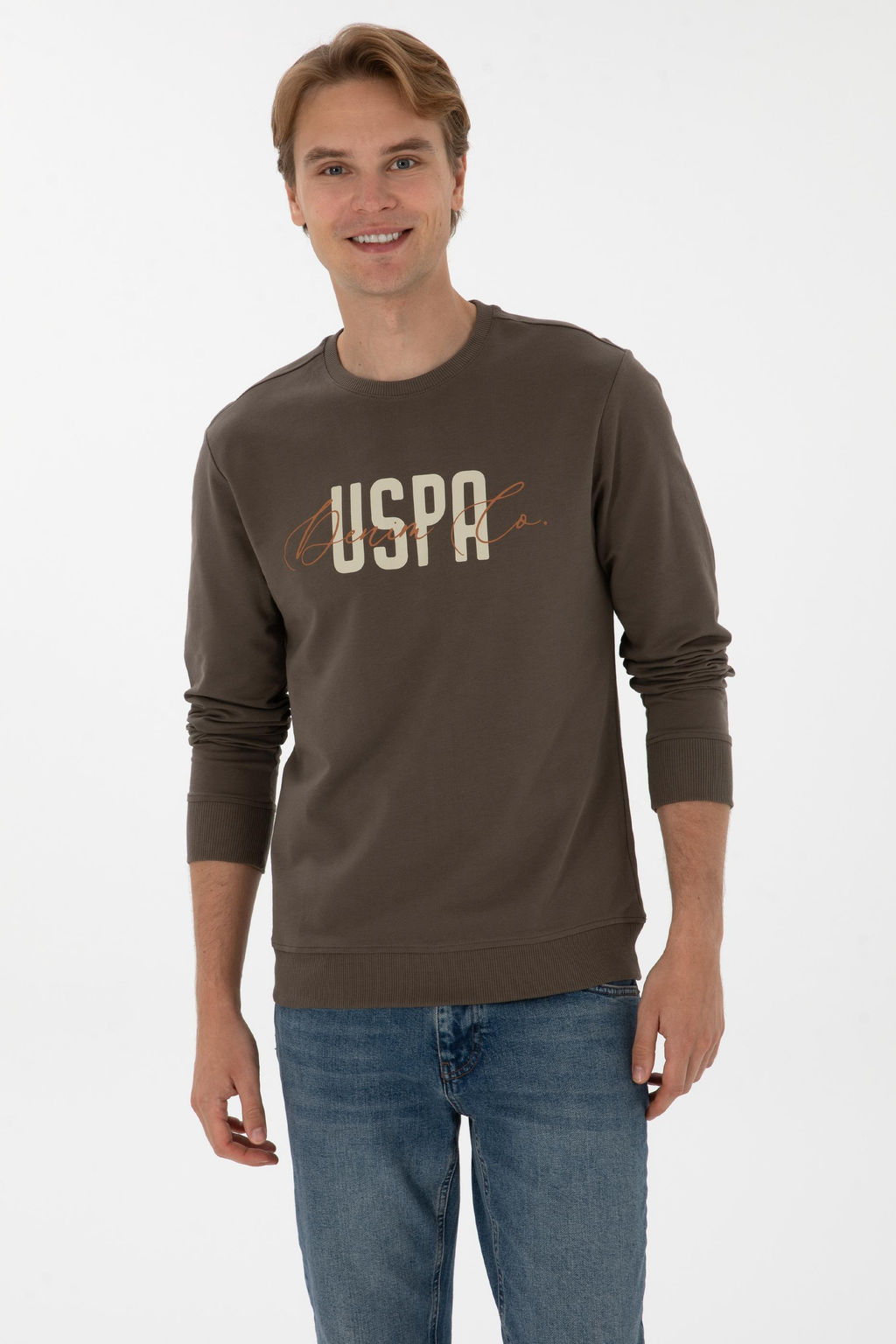Erkek Vizon Sweatshirt Sepette S_rpriz _ndirim - U.s. polo assn фото 8