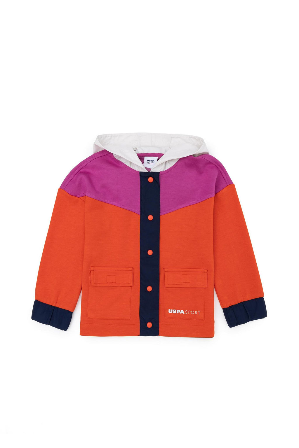 Фиолетовый свитшот для девочки - U.s. polo assn фото 2