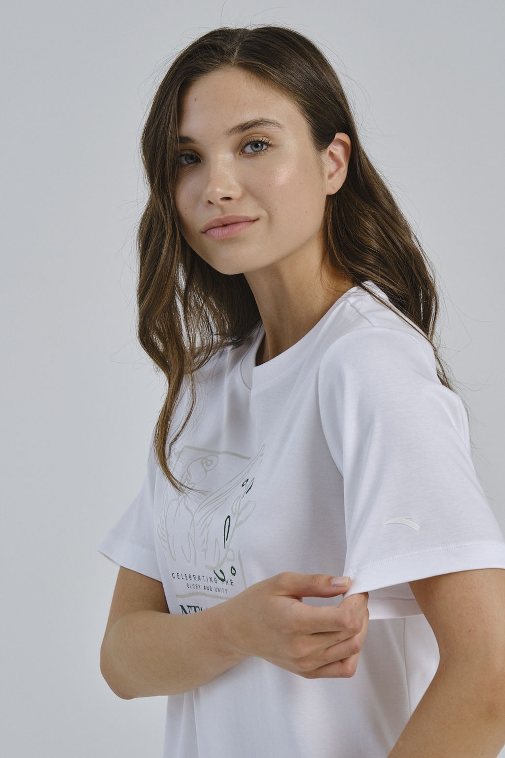 Футболка Белый ICONIC SS Tee - Anta фото 4