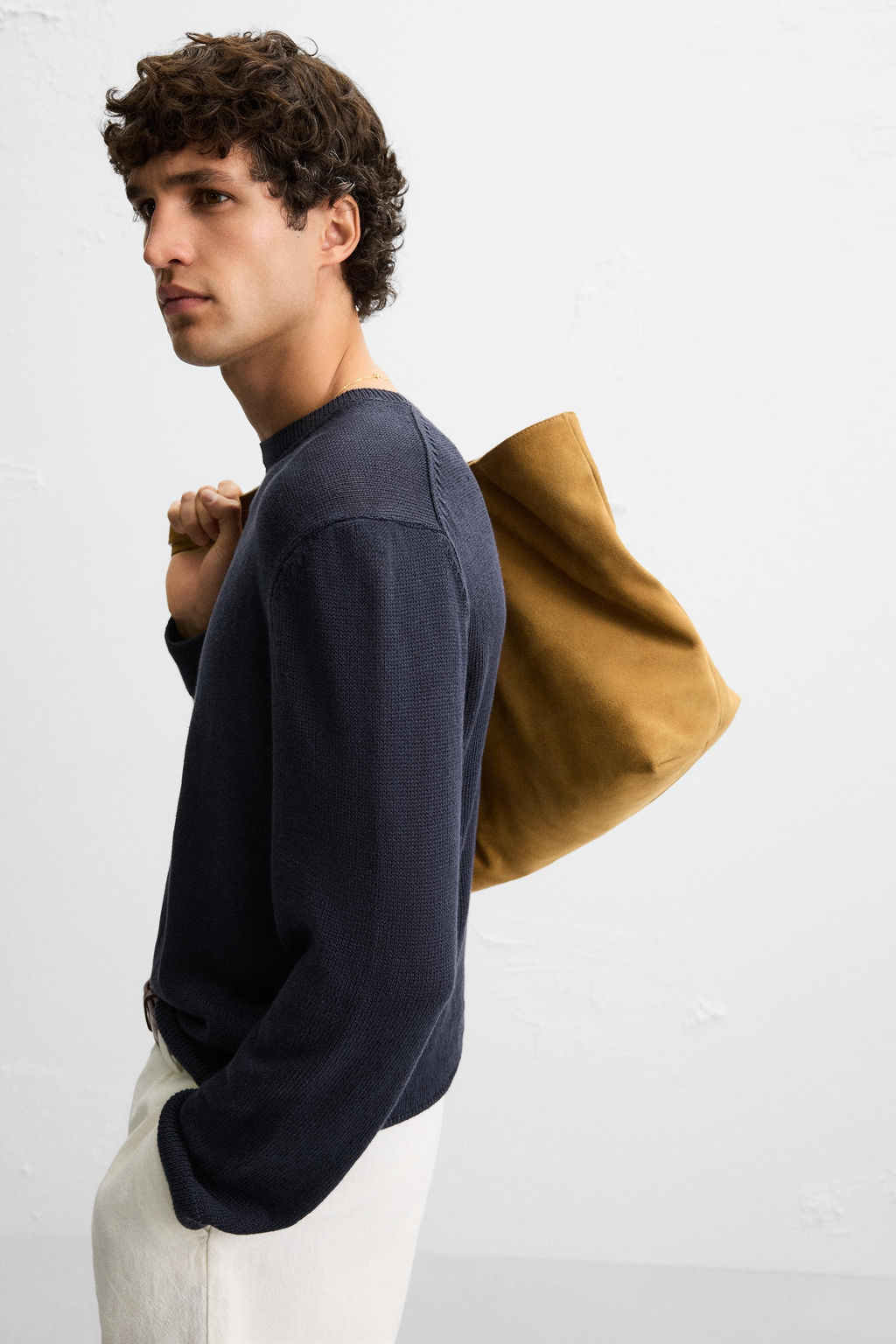 LINEN-COTTON SWEATER - Zara фото 6