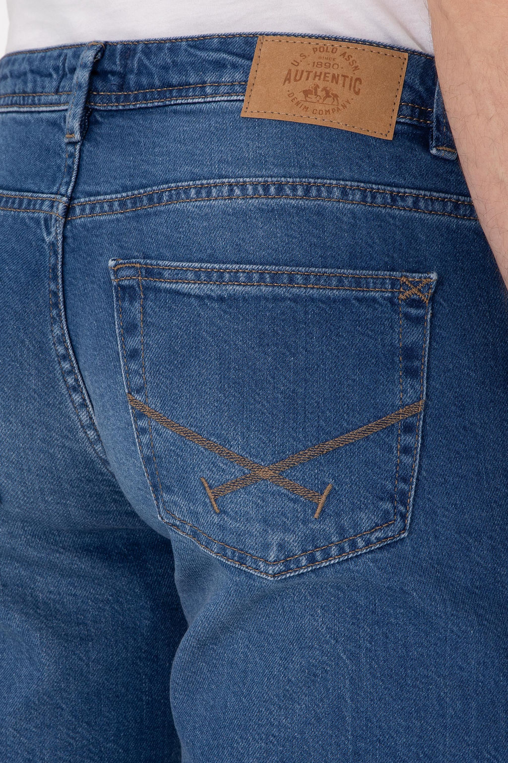 Мужские синие джинсовые брюки Неожиданная скидка в корзине - U.s. polo assn фото 12