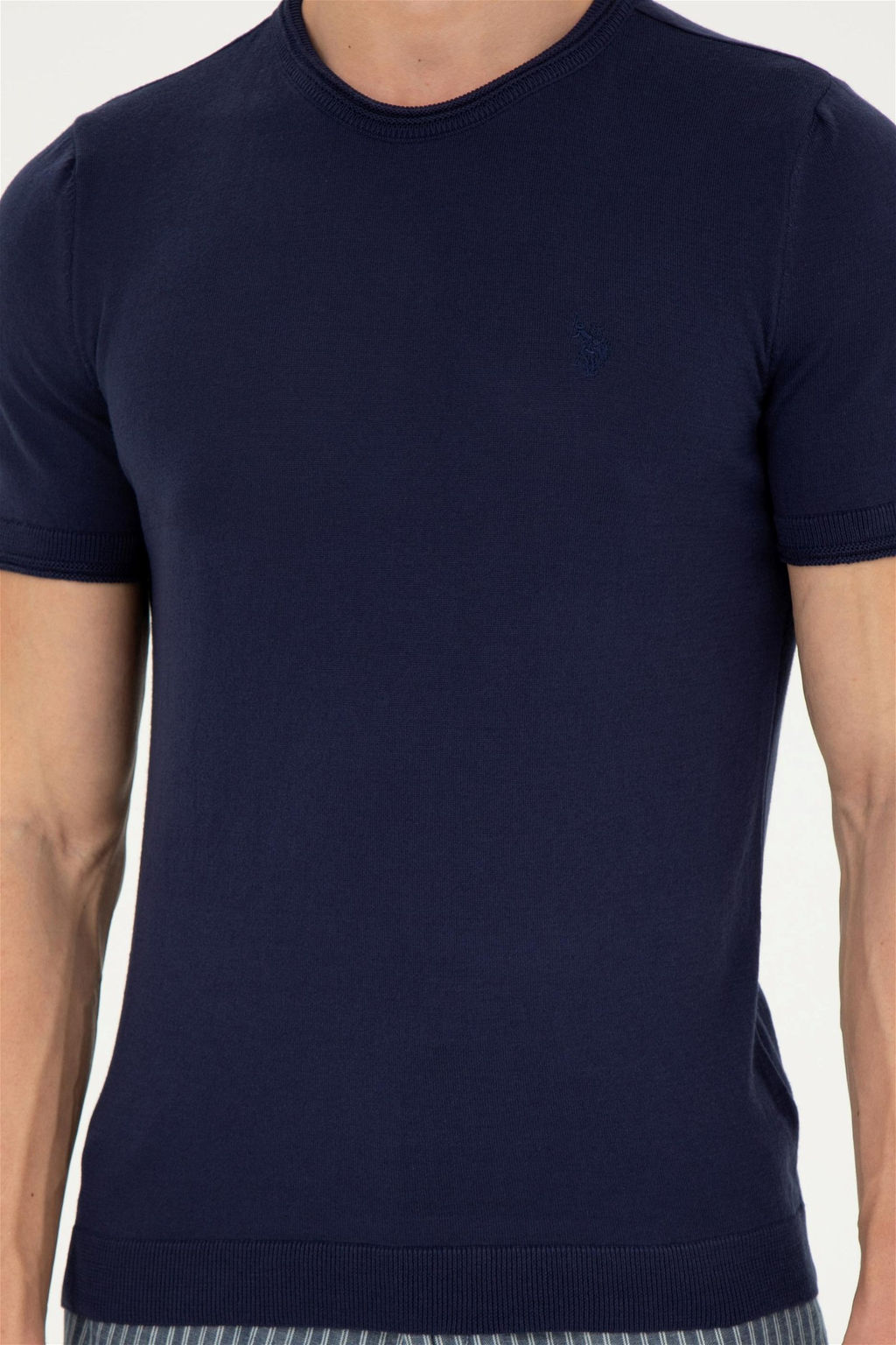 Мужской темно-синий свитер - U.s. polo assn фото 6