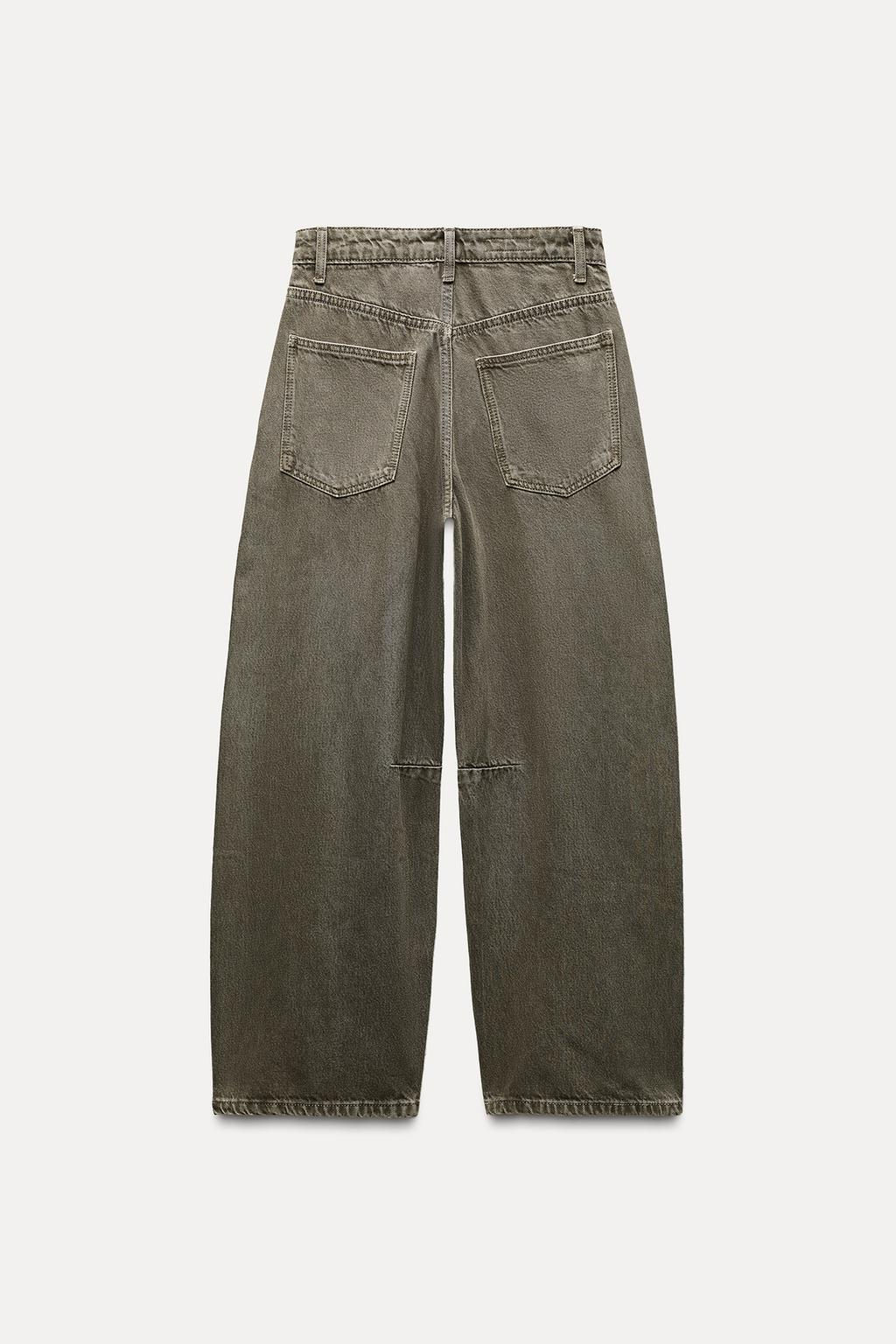 TRF MID-RISE BAGGY BALLOON JEANS - Zara фото 11