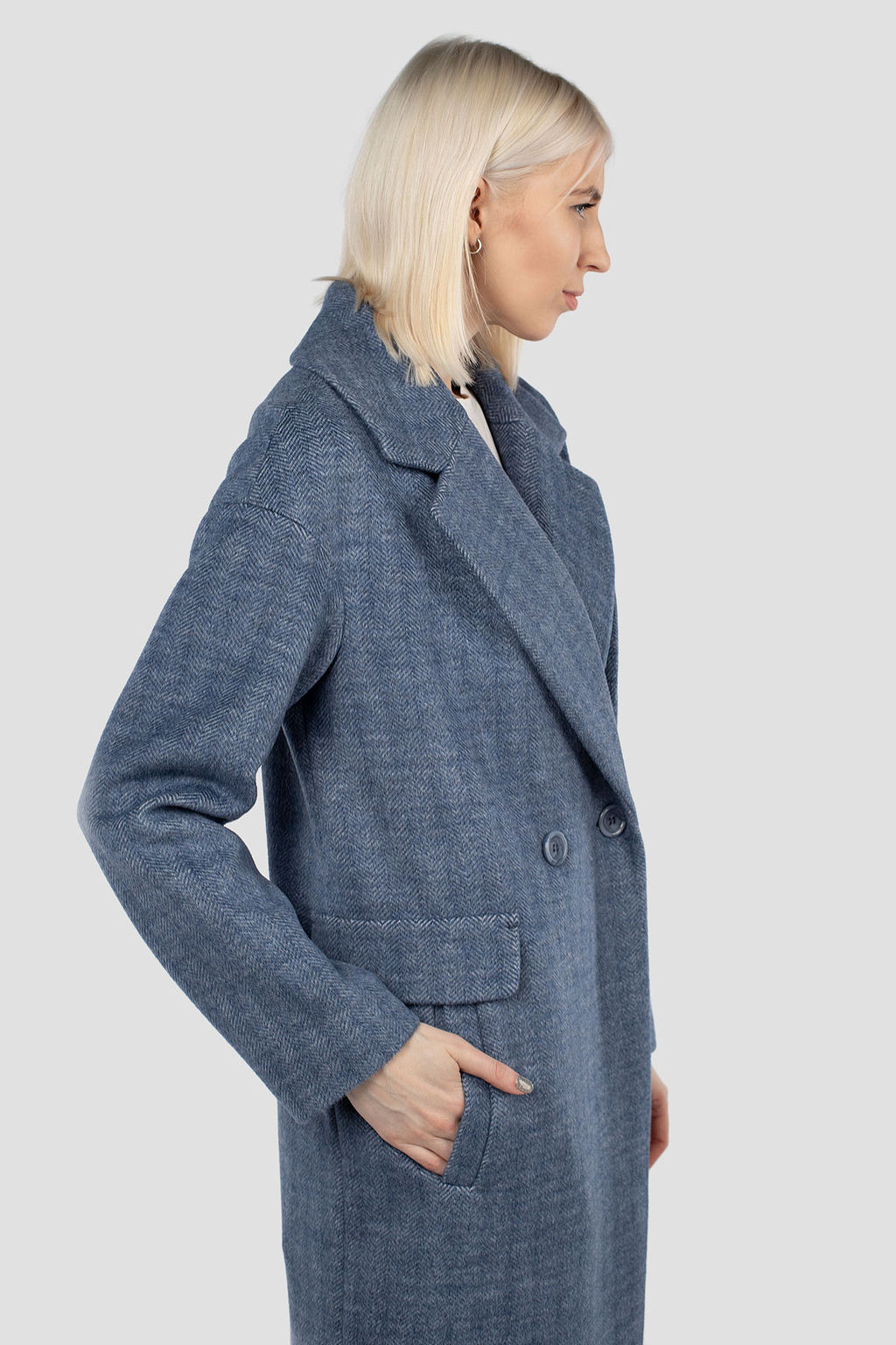 01-11415 Пальто женское демисезонное - El podio фото 7