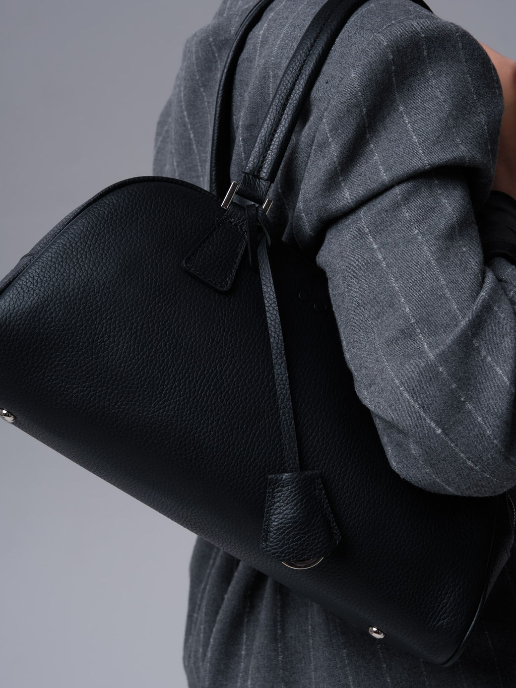 Кожаная сумка Charlotte DBR 31358 черный  фото 4