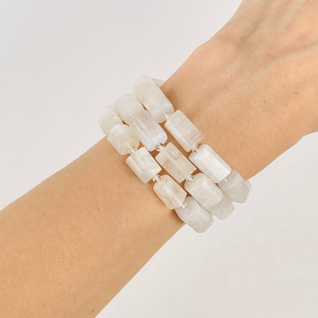 Бусины для украшений из Лунного камня 39 см