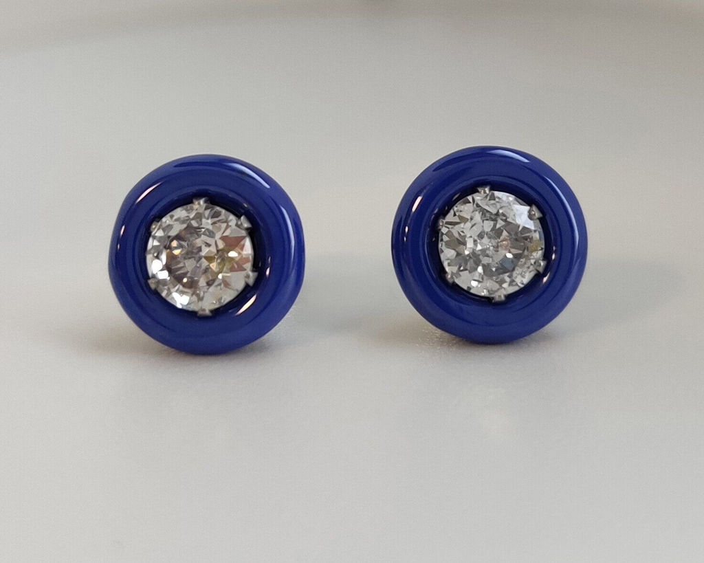 Серьги с керамикой