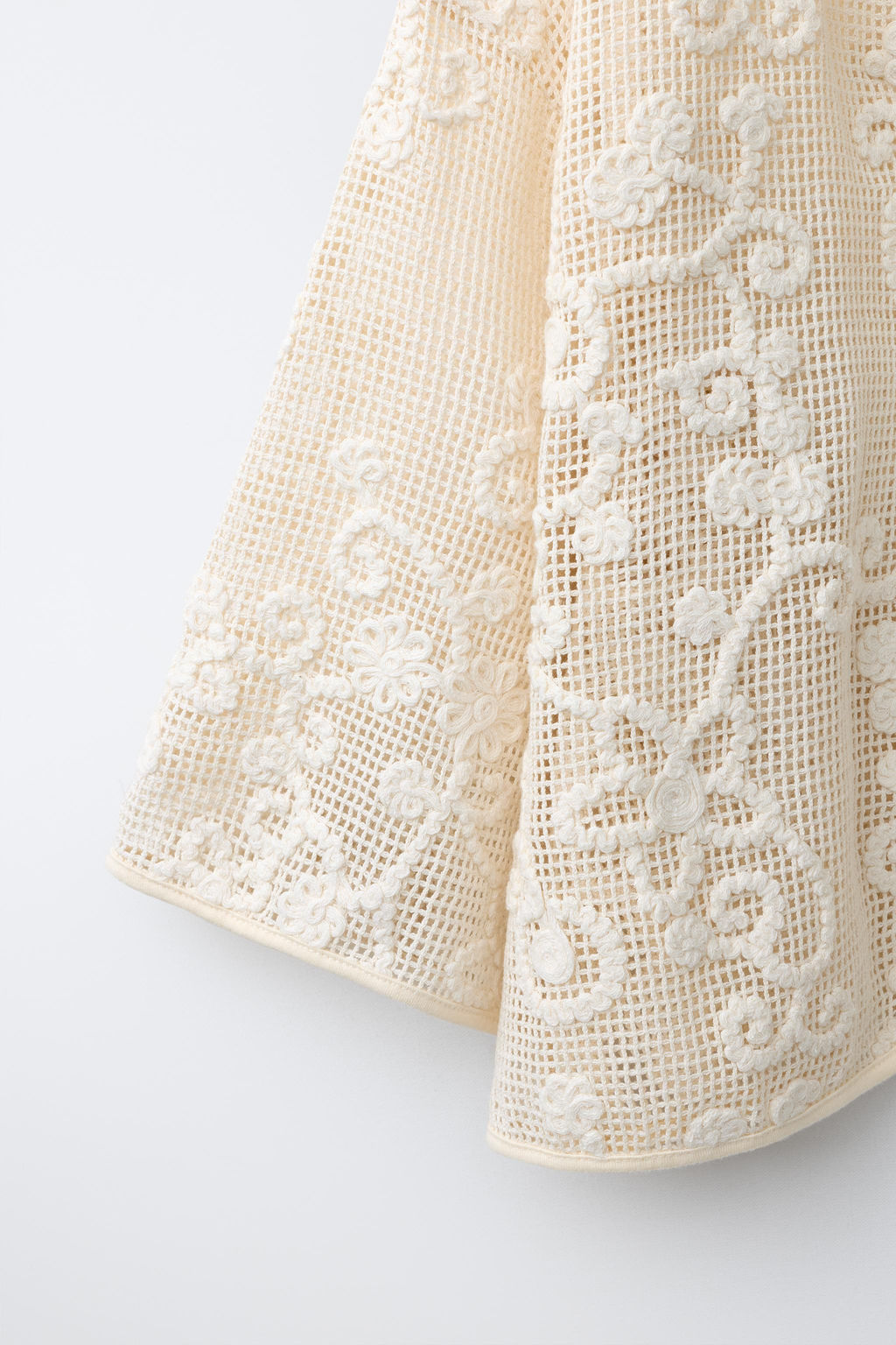 KIMONO FLORES BORDADAS / Crudo - Zara фото 6