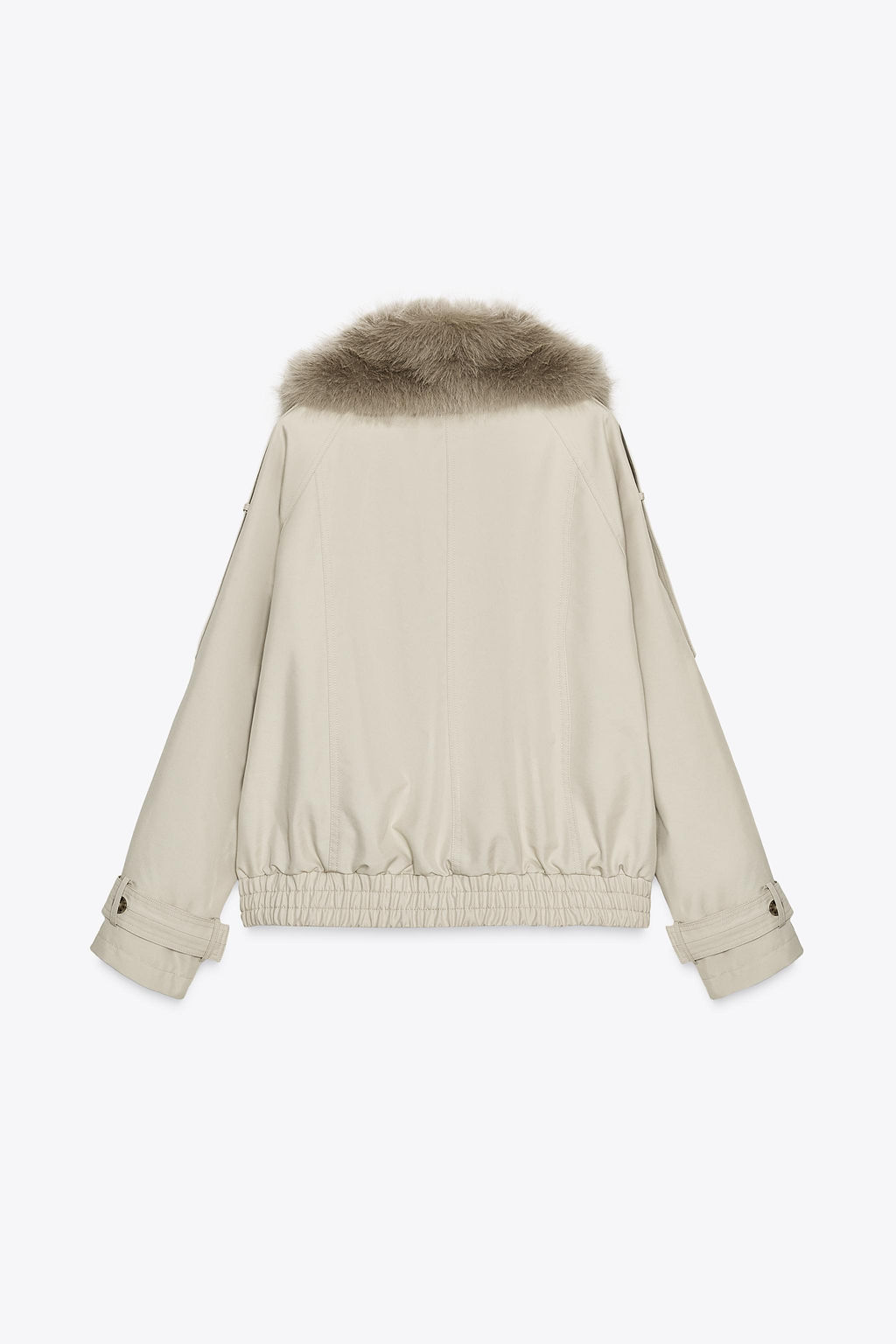 ZW COLLECTION WATER-REPELLENT SHORT TRENCH COAT
