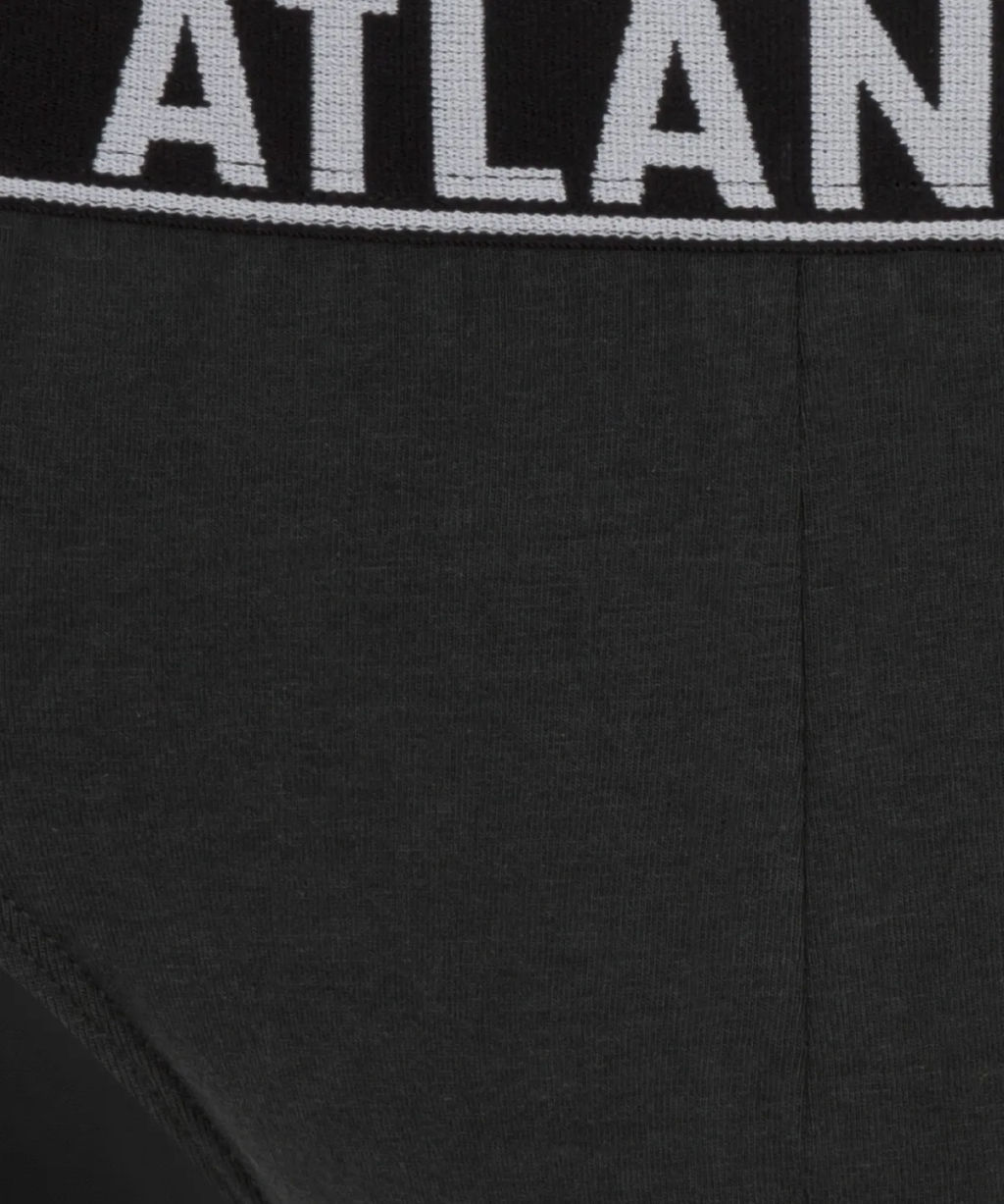 ATLANTIC 3MP-151 Трусы спорт Plams - набор 3 шт. темный хаки + темный хаки + графитовый  фото 5