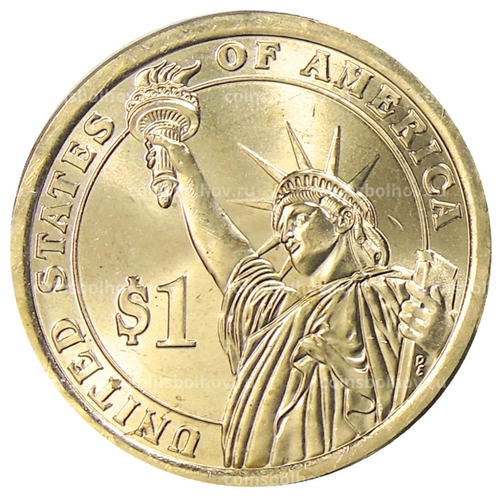 Монета 1 доллар 2015 года D США 33-й президент США Гарри Труман