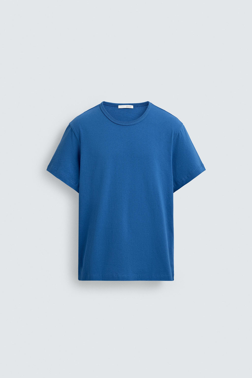 CAMISETA REGULAR FIT / Azul?n - Zara фото 7