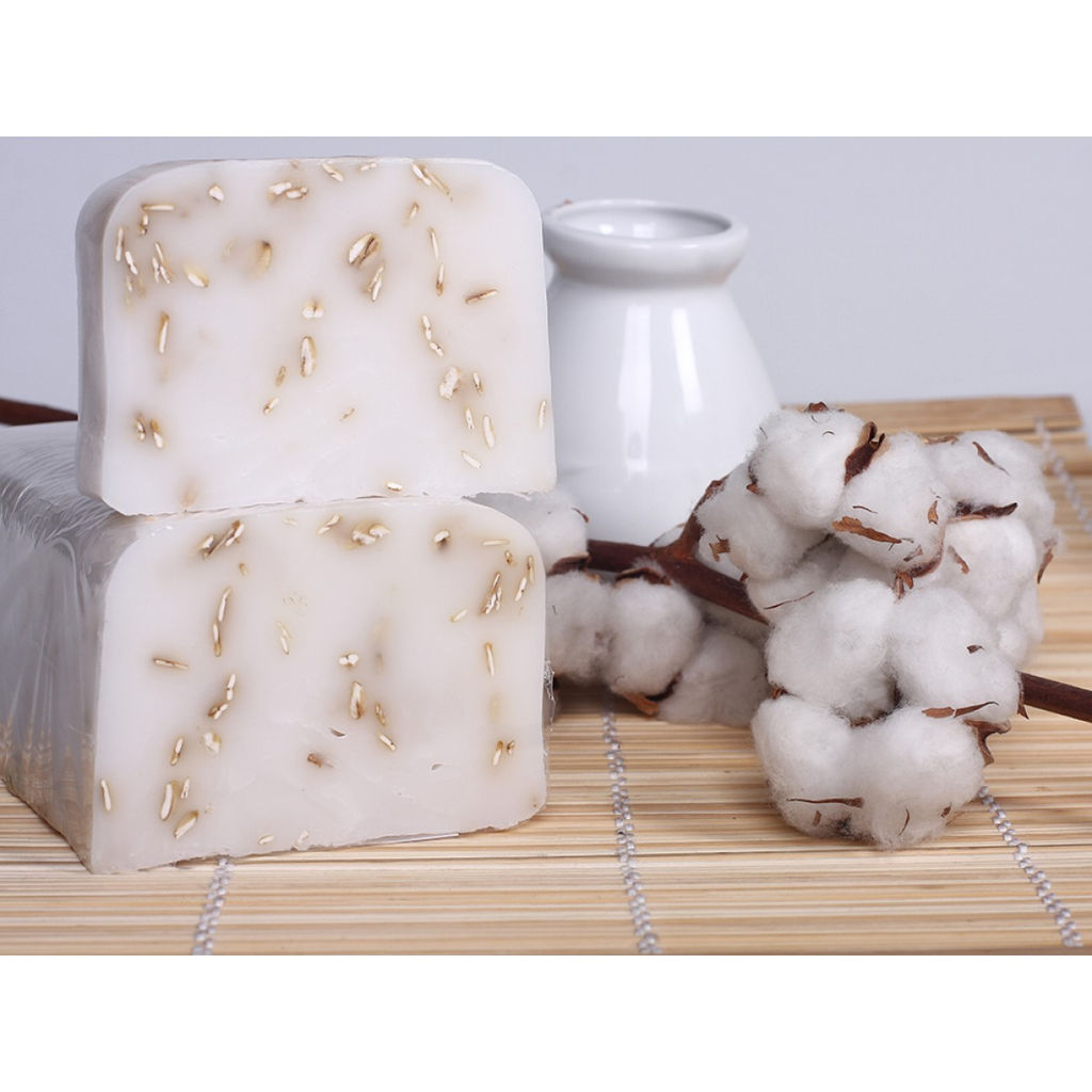 Мыло брусковое ручной работы Козье молоко 1000 г - L'cosmetics фото 2