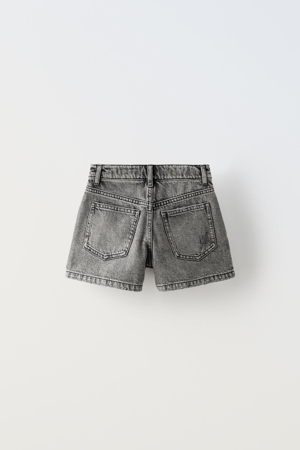 DENIM BERMUDA SKORT - Zara фото 5