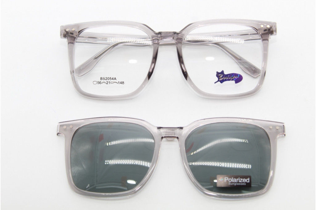 Оправа Bosiyan 2054 56-21-148 C2 с насадкой Polarized