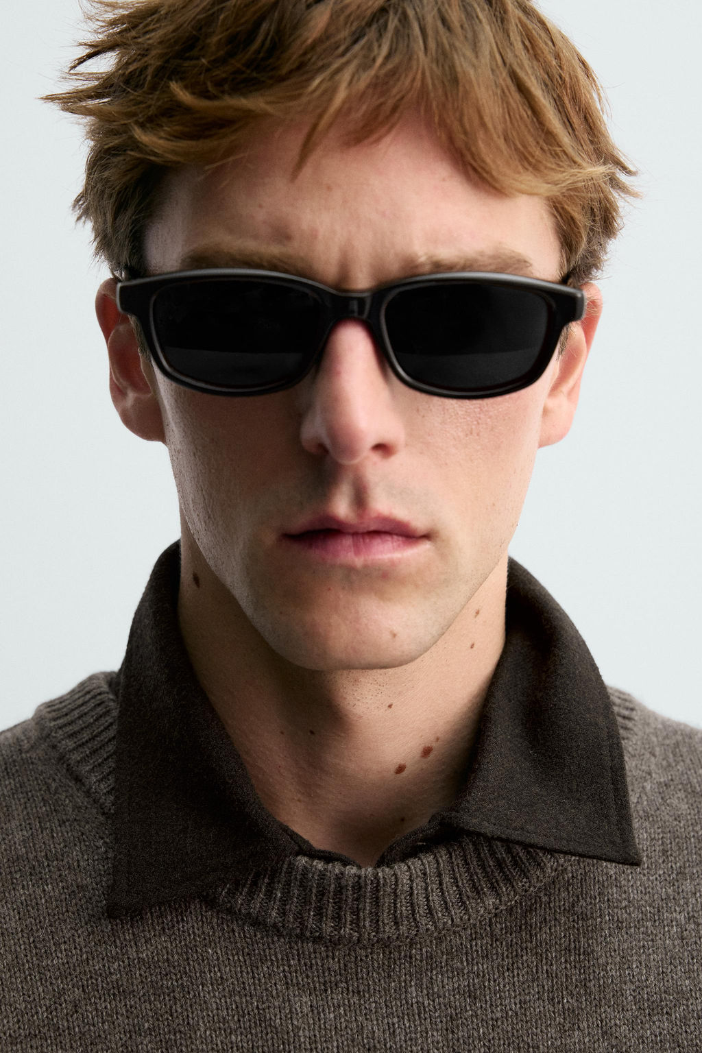 JERSEY LANA - CASHMERE AARON LEVINE X ZARA / Marr?n / Topo фото 6