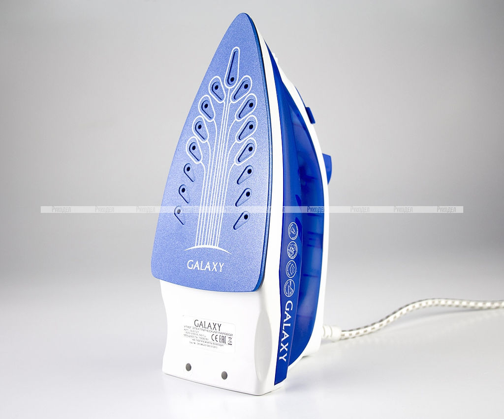 Утюг Galaxy Line GL 6121 синий/белый  фото 6