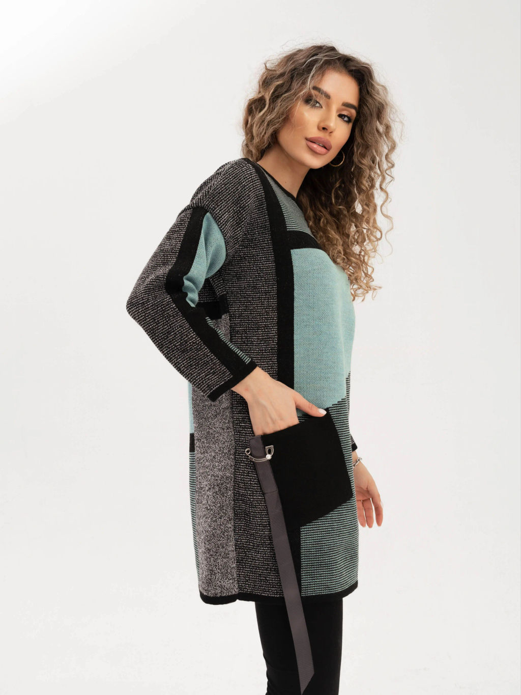 Джемпер К 1226/мята