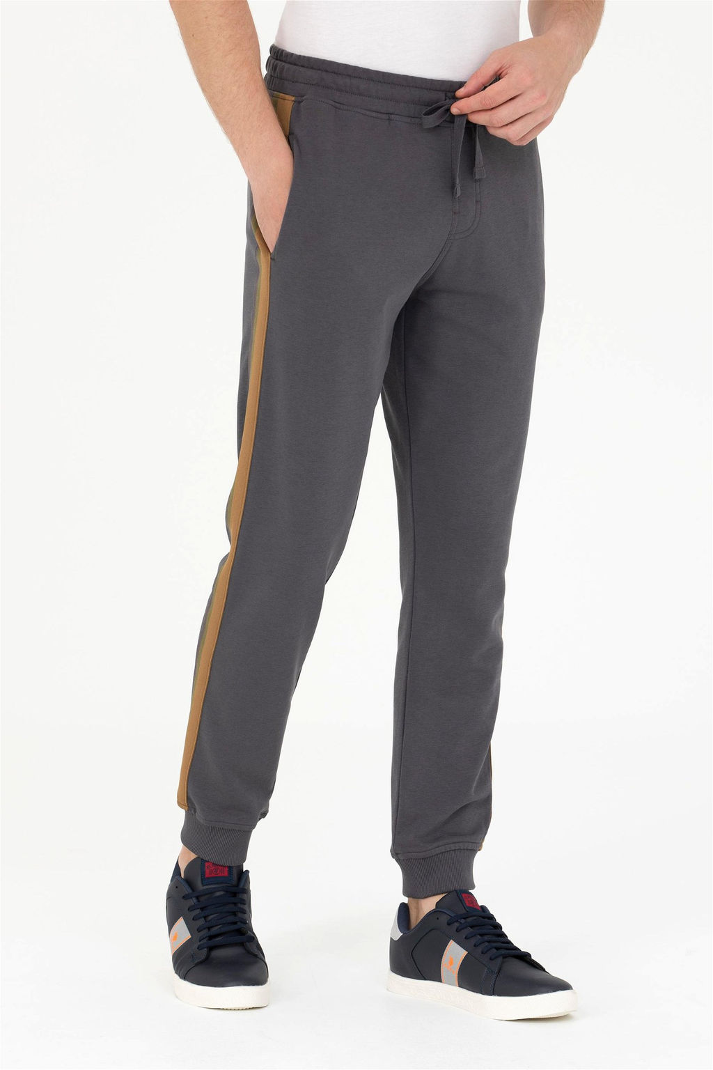 U. S. Polo Assn Мужские спортивные штаны антрацитового цвета - U.s. polo assn фото 8