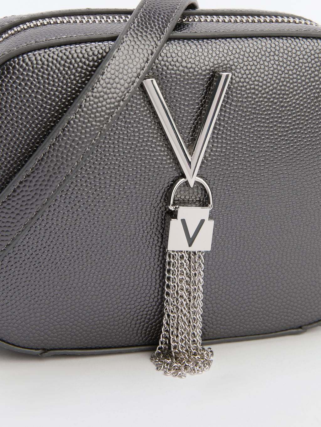 Кросс-боди VALENTINO DIVINA Артикул 4070943, темно-серебряный фото 4