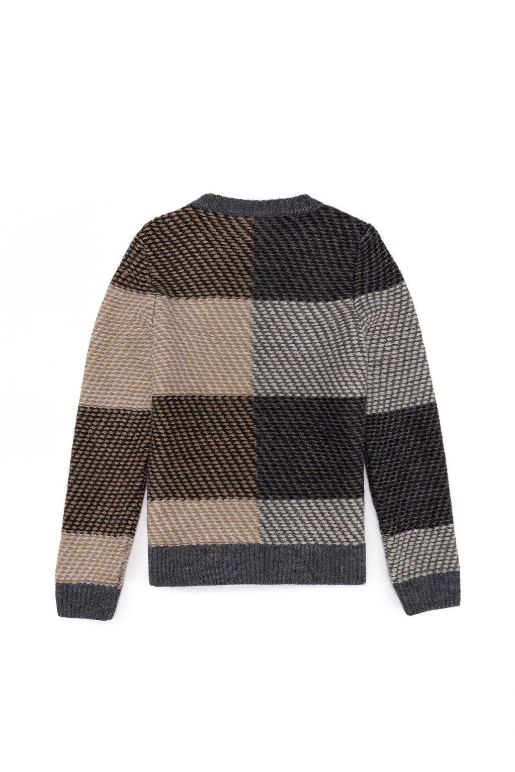 Серый меланжевый вязаный свитер для мальчика - U.s. polo assn фото 5