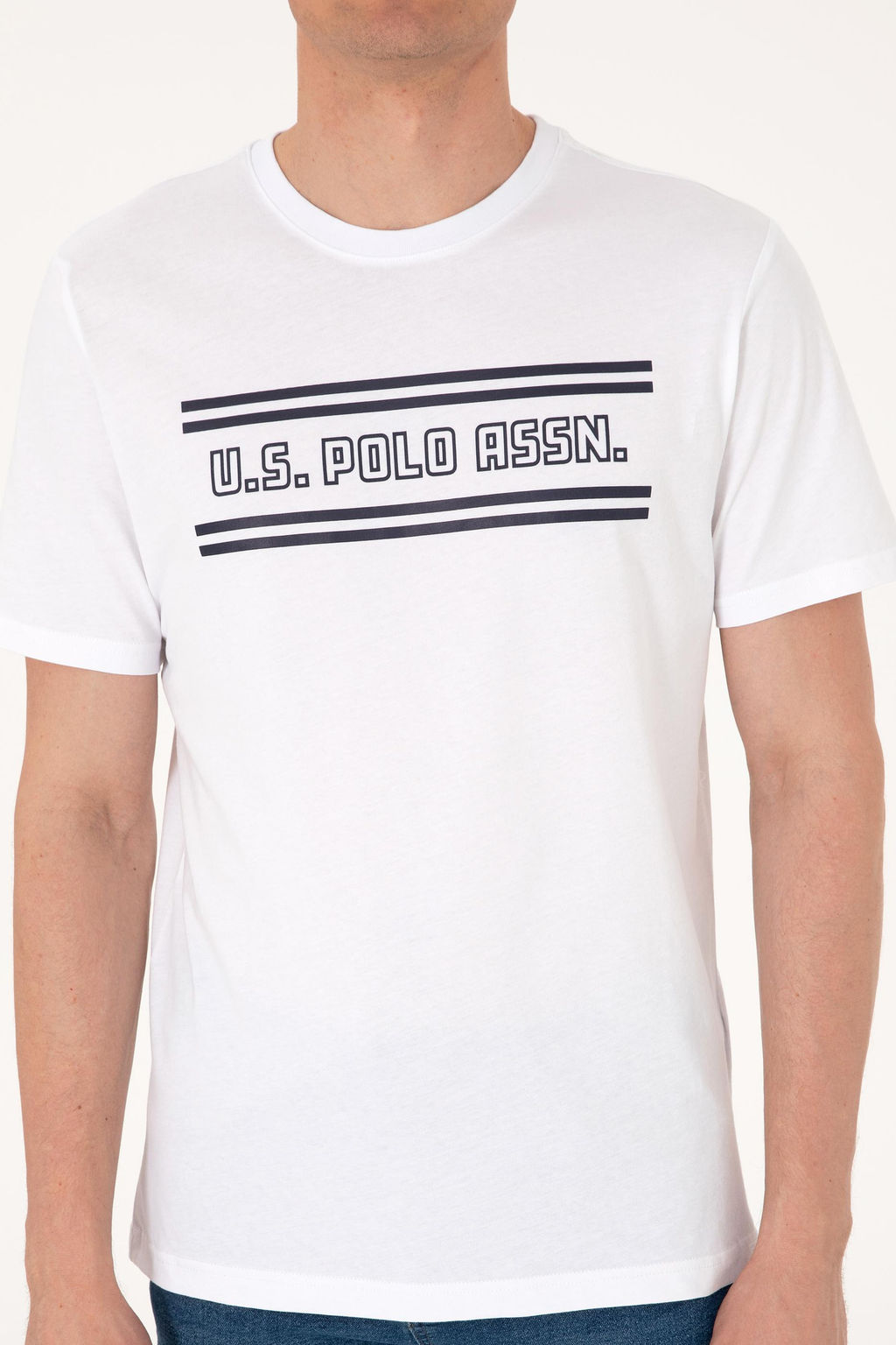 Erkek Beyaz Ti__rt - U.s. polo assn фото 5