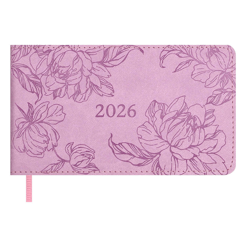 Еженедельник датированный 2026 ESCALADA, 150x87 мм, 64 л., арт. 70402/ 40 ВИННЕР ЛИЛОВЫЙ