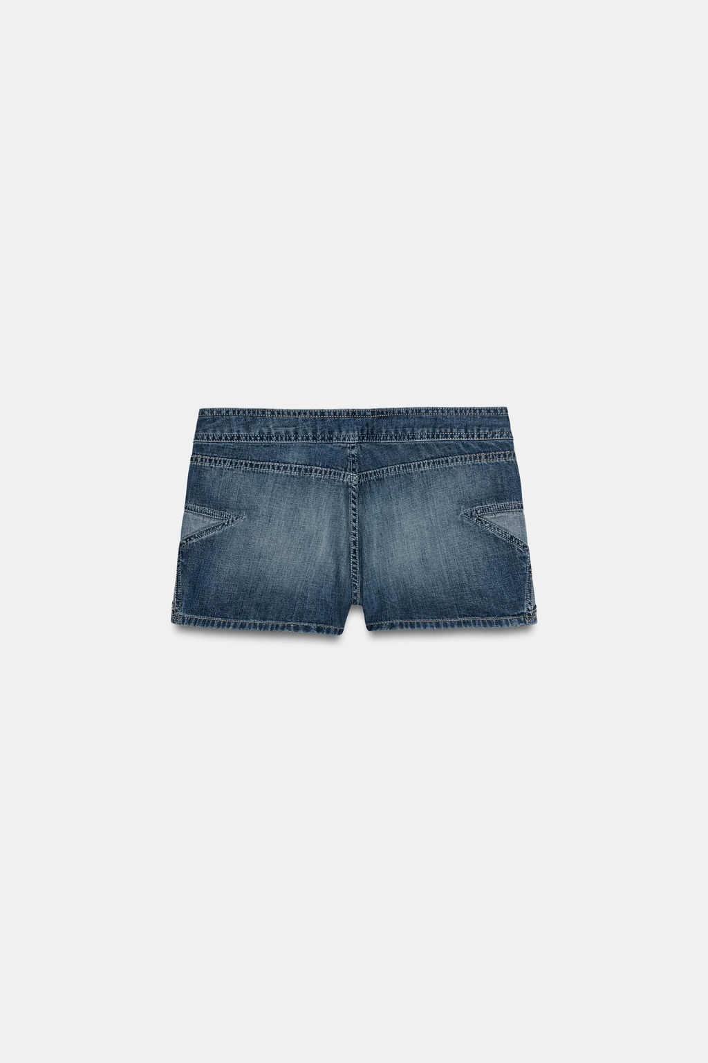SHORTS MINI DENIM TRF ESTRELLAS / Azul - Zara фото 6