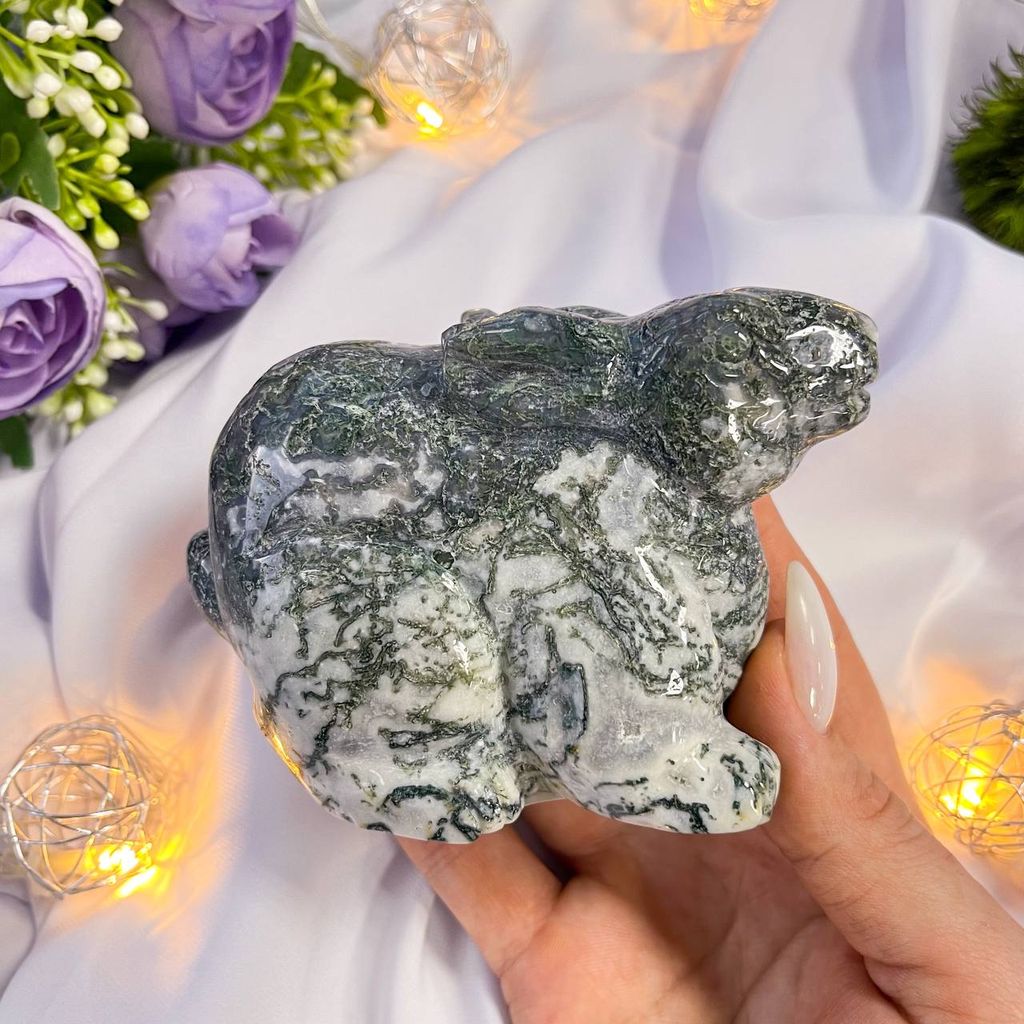 Кролик из Агата мохового