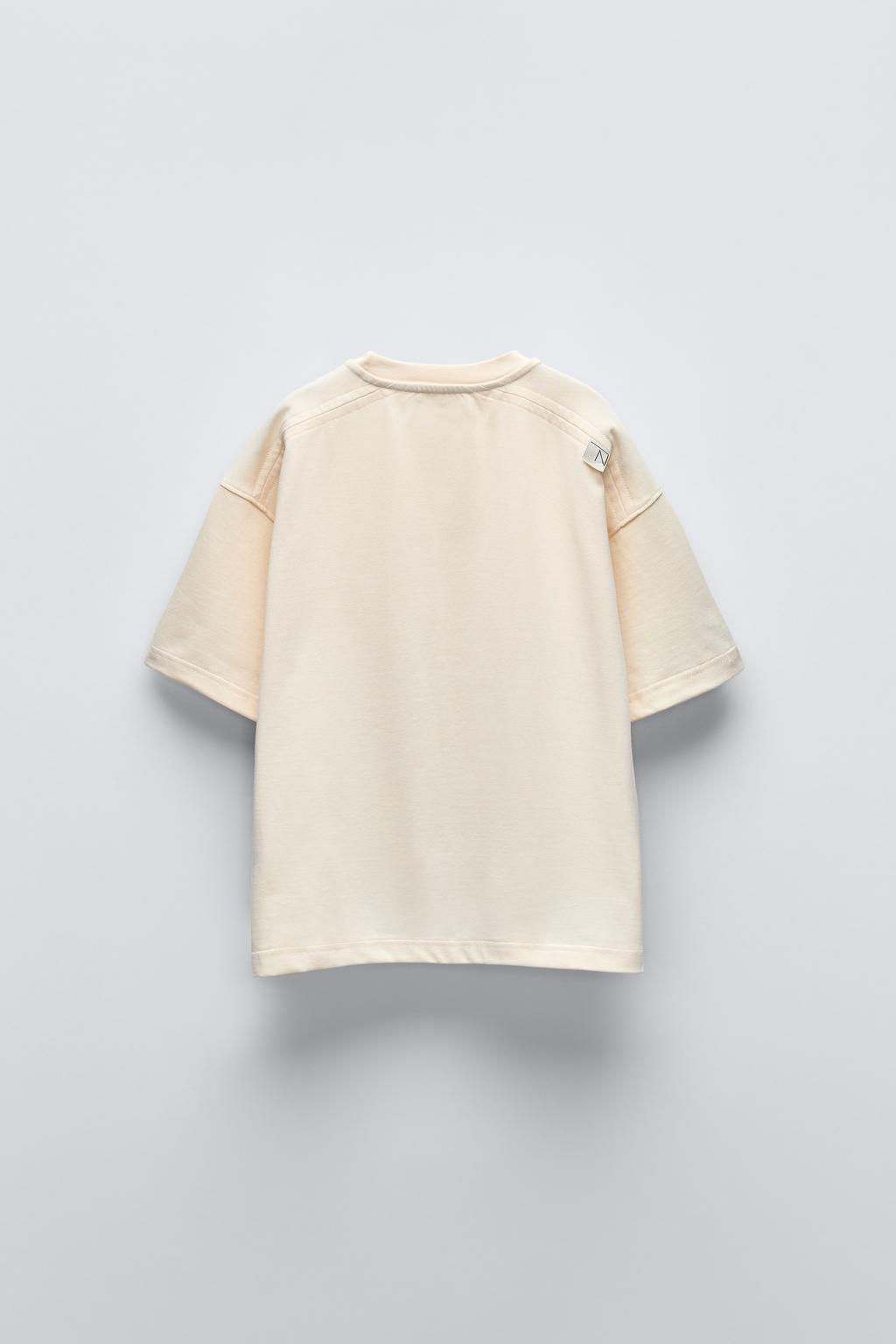PLAIN HEAVY WEIGHT T-SHIRT - Zara фото 10
