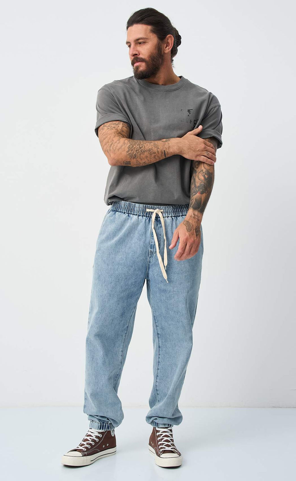 Джинсы F421-0159J l.blue - Fine joyce фото 8