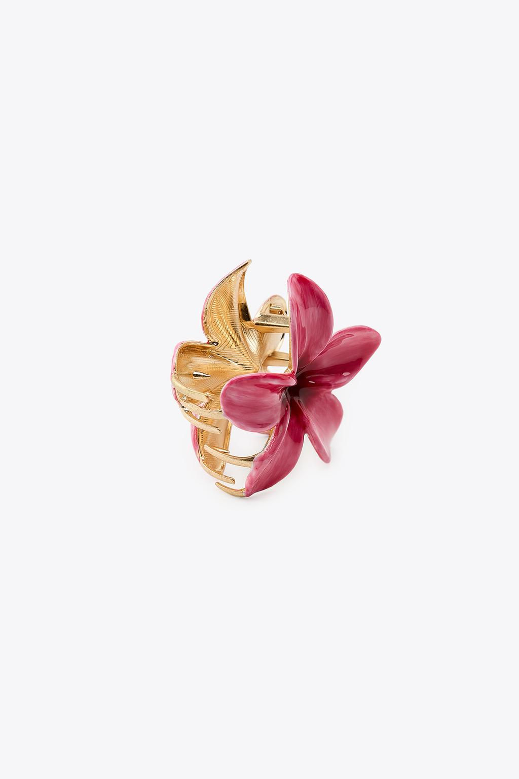 FLOWER HAIR CLIP - Zara фото 5