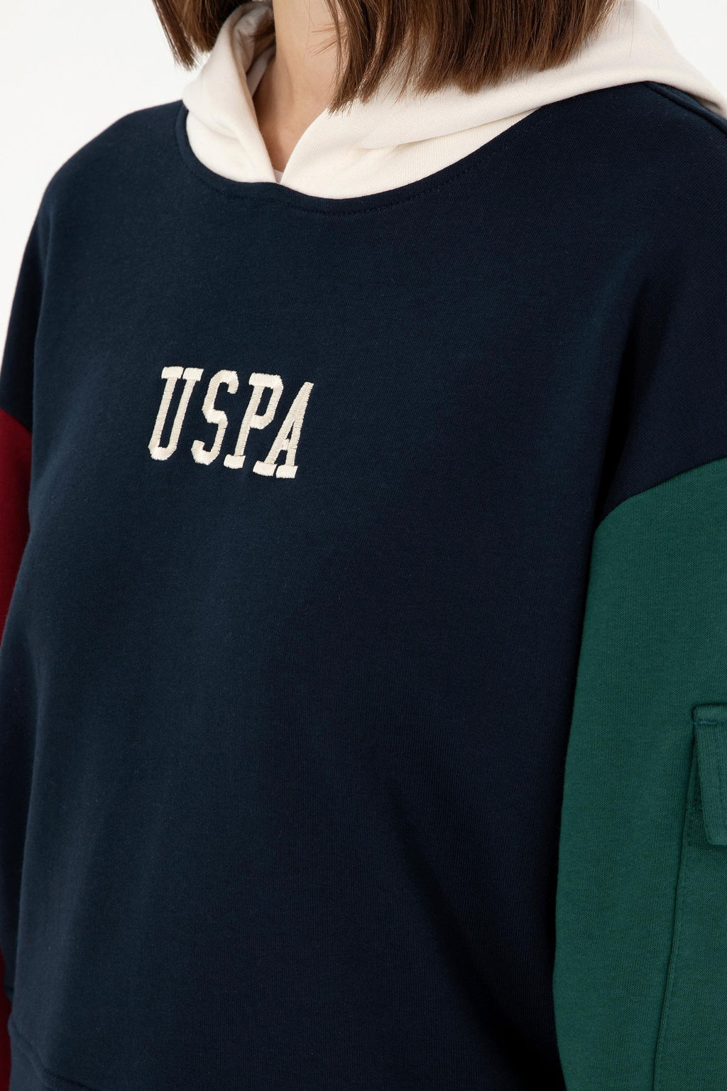 Женский темно-синий свитшот Неожиданная скидка в корзине - U.s. polo assn фото 14