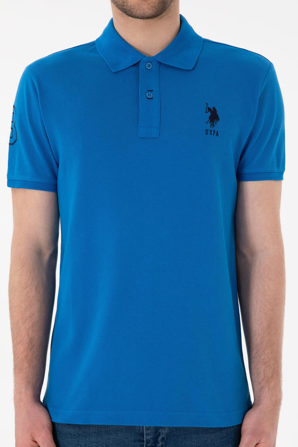 Erkek Kobalt Mavi Basic Ti__rt Sepette S_rpriz _ndirim - U.s. polo assn фото 7