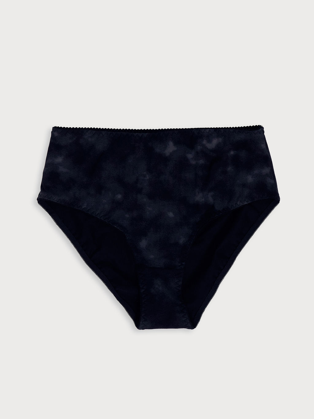 Цена за 2 штуки! Трусы женские макси черные в технике тай-дай черный тай-дай 412075 - Mark formelle фото 7