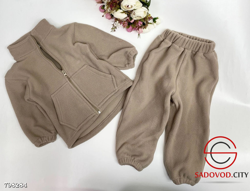 Флисовые костюмы для малышей (oversize худи)