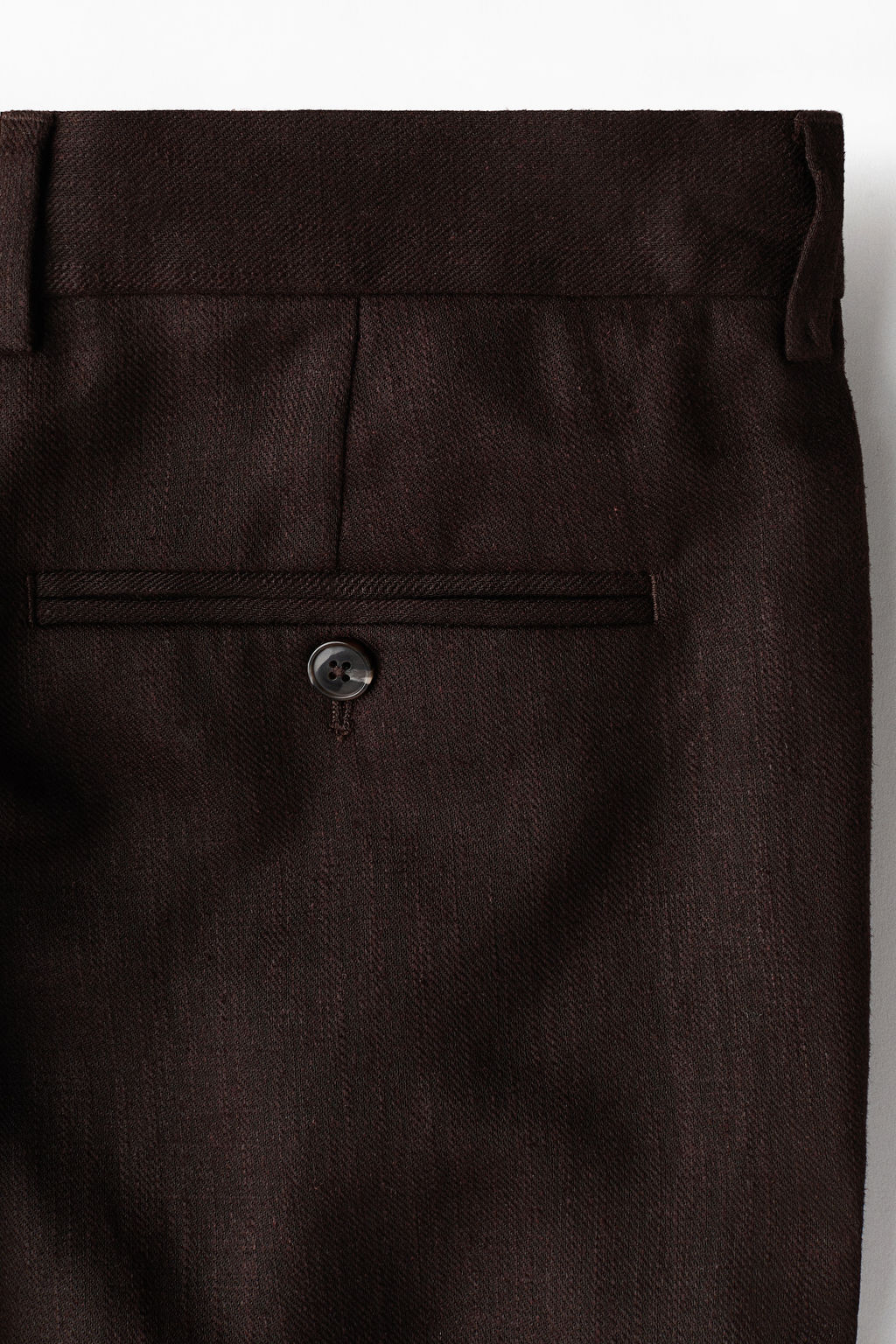 Pantal?n sastre en mezcla de lino Regular Fit - H&m фото 7