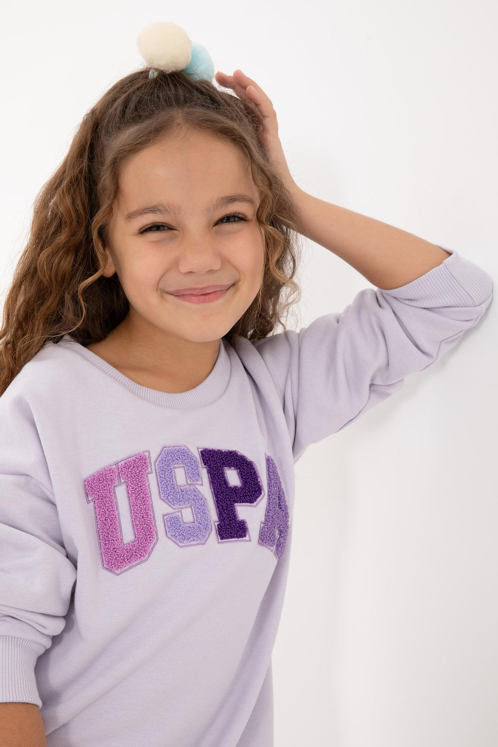 K_z _ocuk Lila E_ofman Tak_m_ Sepette S_rpriz _ndirim - U.s. polo assn фото 10