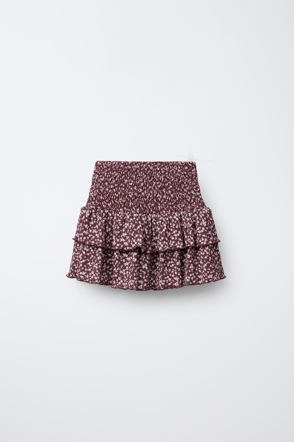 COTTON GAUZE FLORAL BERMUDA SKORT - Zara фото 2